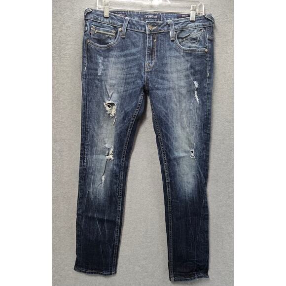 Vigoss The Thompson Rolled Up Skinny Jeans Size 31 - Picture 1 of 4